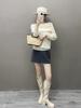 Women's Off-Shoulder Loose Cashmere Sweater - Autumn/Winter Knit Base Layer, Versatile Lazy Style Top