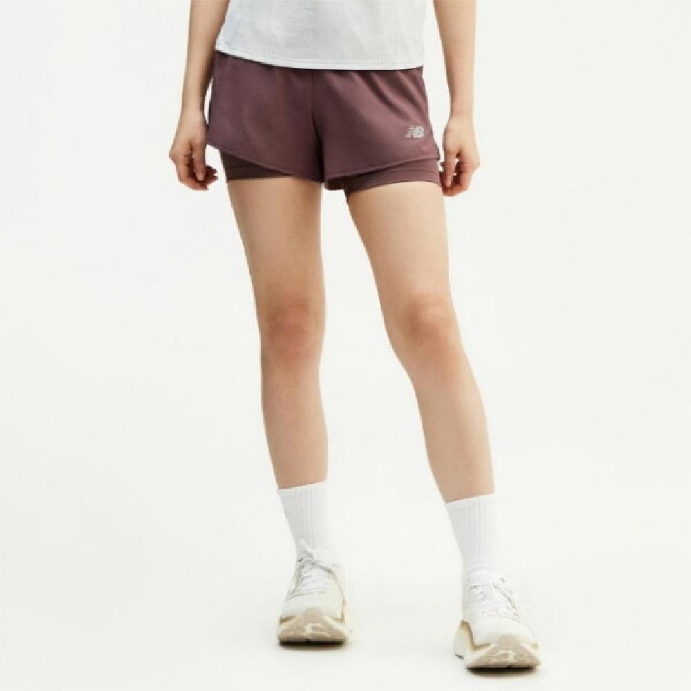 

New Balance Shorts Kqj Nbnve2p122 85 Women RunnIng Part 3 2 In 1 Shorts 70