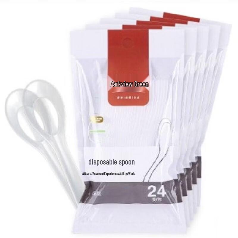 

Disposable Plastic Spoons (5-Pack Bundle)