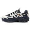 Li Ning CF Serie Su Lin Chuan FW Senderismo al Aire Libre Antideslizantes Duraderos Zapatillas Casuales de Caña Baja para Hombre Negro Blanco AGLT161-1