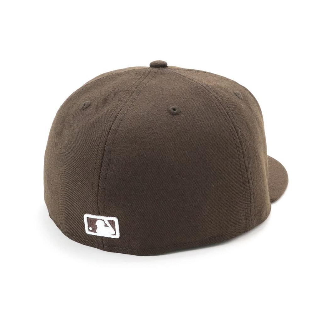 New Era MLB New York Yankees NY Brown Size 7 5950 NEYYAN BRN SWHT 25J Cap, 3/4,