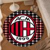 1909 Football Club Round Rug for Livingroom,Bedroom, Palyroom, Chair Rug, Area rug, Circle Carpet, Large Size Fan Christmas gift
