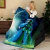 Game M-Mega M-Man Throw Flannel Blanket, Soft Warm, Durable & Washable cute Cool