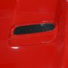 Hood Engine Air Vent Outlet Trim Cover Decoration Red ABS For 2018+Ford Mustang