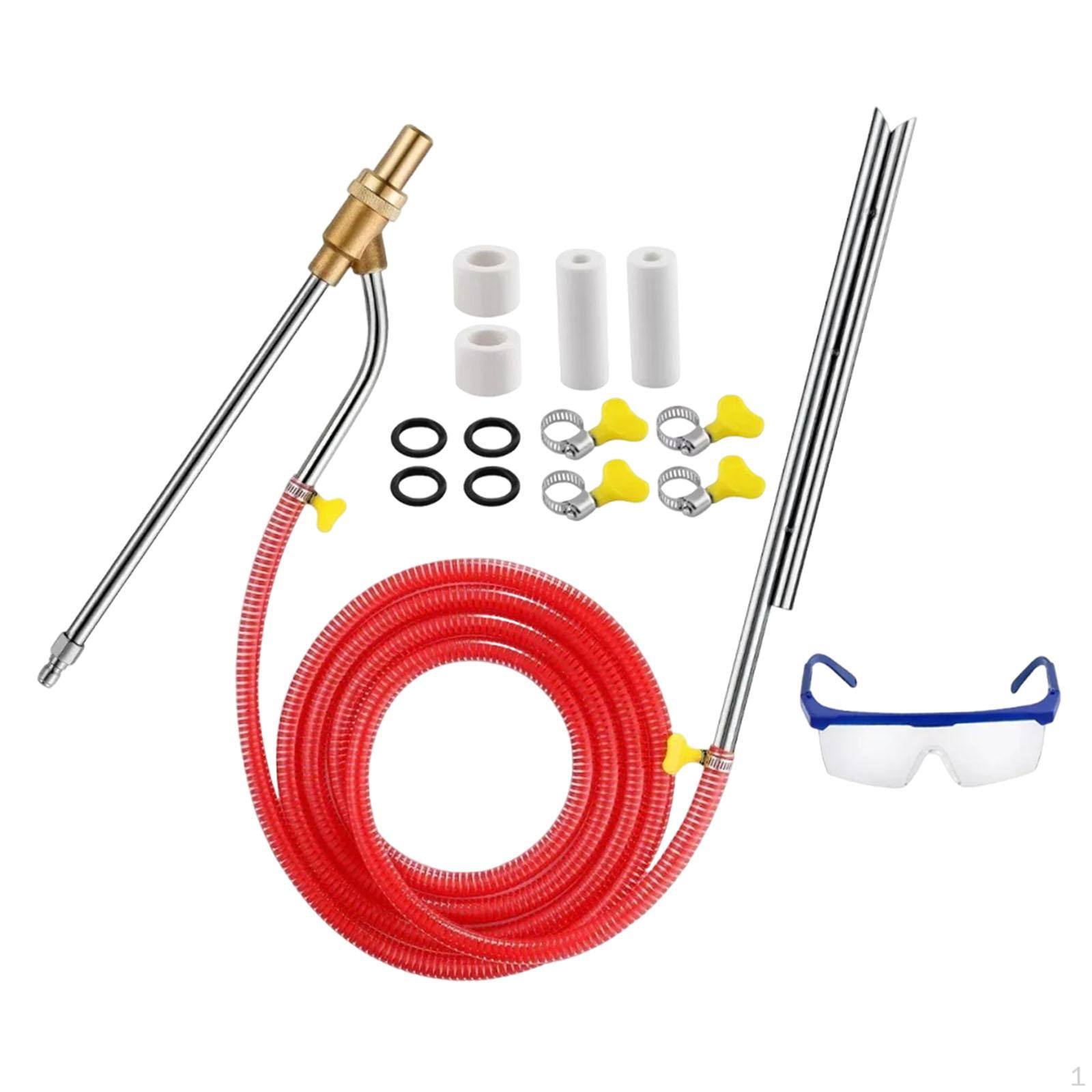 

High-pressure Cleaner Sandblasting Set 1/4 Inch Wet Blasting Attachment красный