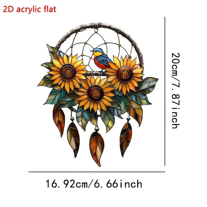 Acrylic Dream Catcher Series, Waterproof and Scratch-proof, Acrylic Indoor and Outdoor Atmosphere Decoration Pendant