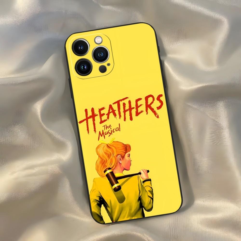 Heathers The Musical Phone Case for Iphone 15 14 13 12 11 Pro Max Xr X Xs Mini 8 Plus SE 2022 Black Soft Silicone Cover