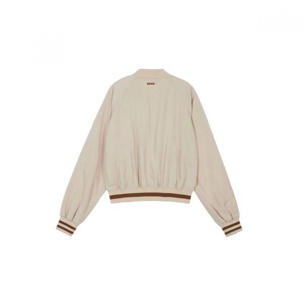GOXO Golf Varsity Jacket Rubber Beige