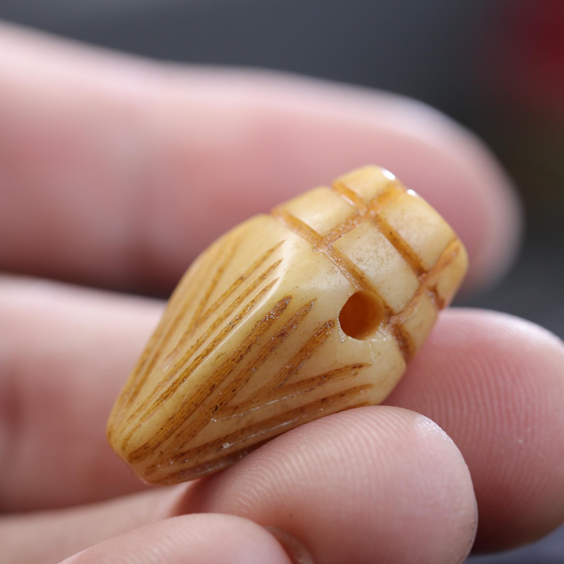 Этнический стиль Тибетский Ячий Кости Тса Тса Подвеска Ожерелье