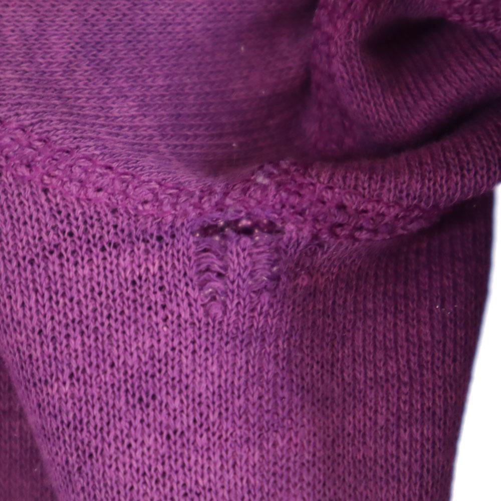 Vintage 70s 80s Made In USA Long Sleeve Sweat Trainer M Purple Men's Used