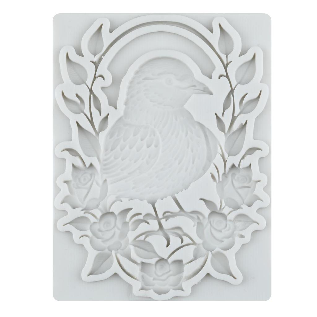 Vogel Silikonformen Vogel Blume Ast Fondantform Kuchen Dekoration Werkzeuge Cupcake Topper Süßigkeiten Schokolade Gumpaste Form