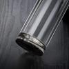 YUZUN Double Wall Glass Tea Bottle with Infuser