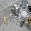 Mini Sparkling Hollowed-Out Pentagram Nail Glitter Nail Art Accessories Glitter Powder Sequin Art Decorations Manicure Tool