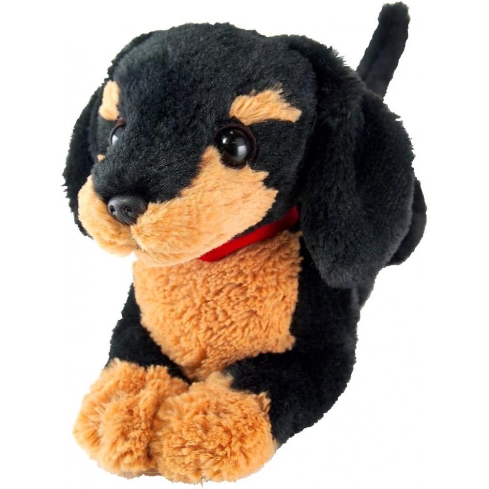 Sun Lemon KneeS Miniature DachShund Black PluSh S P 3012 Miniature DachShund Black