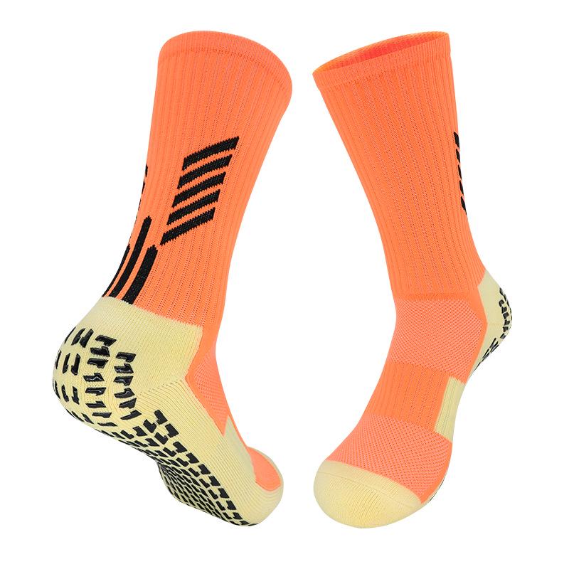 

Men s Mid-Calf Non-Slip Silicone Dot Football Socks - Sweat-Wicking, Thick Towel Bottom, Elite Sports Socks S 29-33