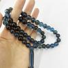 51 Tasbih Rosary Star Acrylic Resin Blue Hand-made Pendant Arab Bracelet Daily Praise Bead