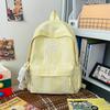 Schoolbag Japanese INS striped backpack 1011 spring/summer new campus high-aesthetic student backpack for women, lightweight small backpack