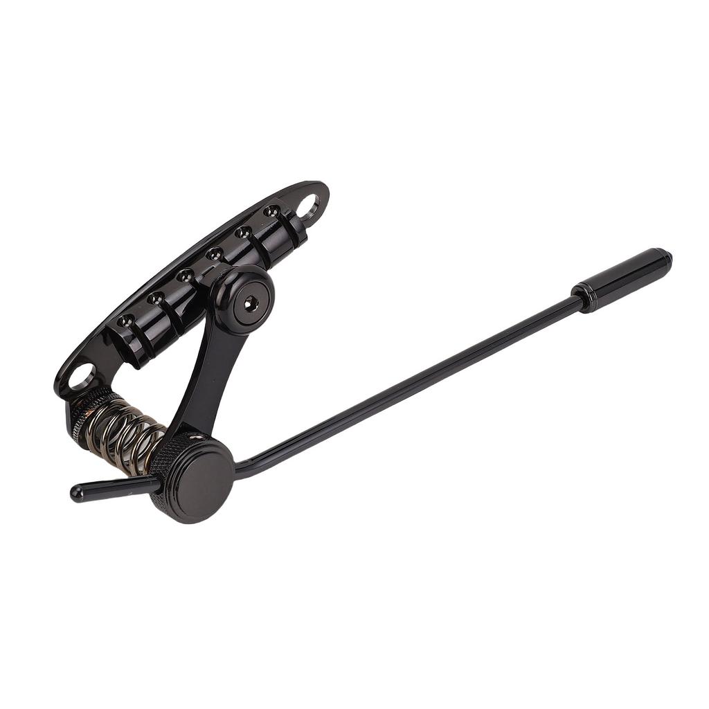 Guitar Bridge Stop Bar Replacement for Les Trem II Les Paul SG Black Color Zinc Alloy Guitar Tremolo Bridge Stop Bar