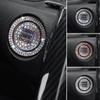 2Pcs/set Car Start Ring Decor Crystal Diamond Switch Cover Universal Interior Button Protector Sticker Luxury Car Accessory