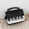 Bolso de mensajero de encaje de piano literario retro de alto valor, bolso de mano versátil, mochila simple, maletín, bolso de hombro