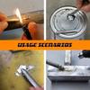 10pcs Low Temp Welding Rods, Fast Flow for Stainless Steel, Copper, Iron, Aluminum. Multi-Purpose Powder Core for Pipes & Repair