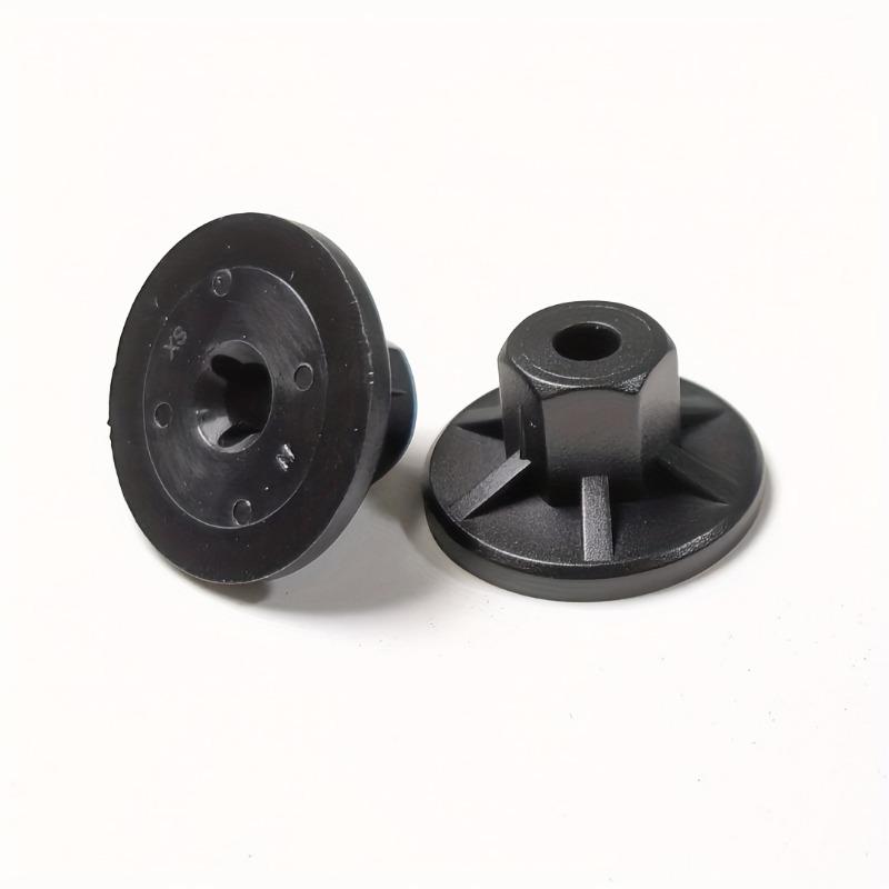 10PCS Auto Parts Fender Wheel Nut Clip OE Quality Nylon Black For VW Sagitar Golf Passat Tiguan Touareg