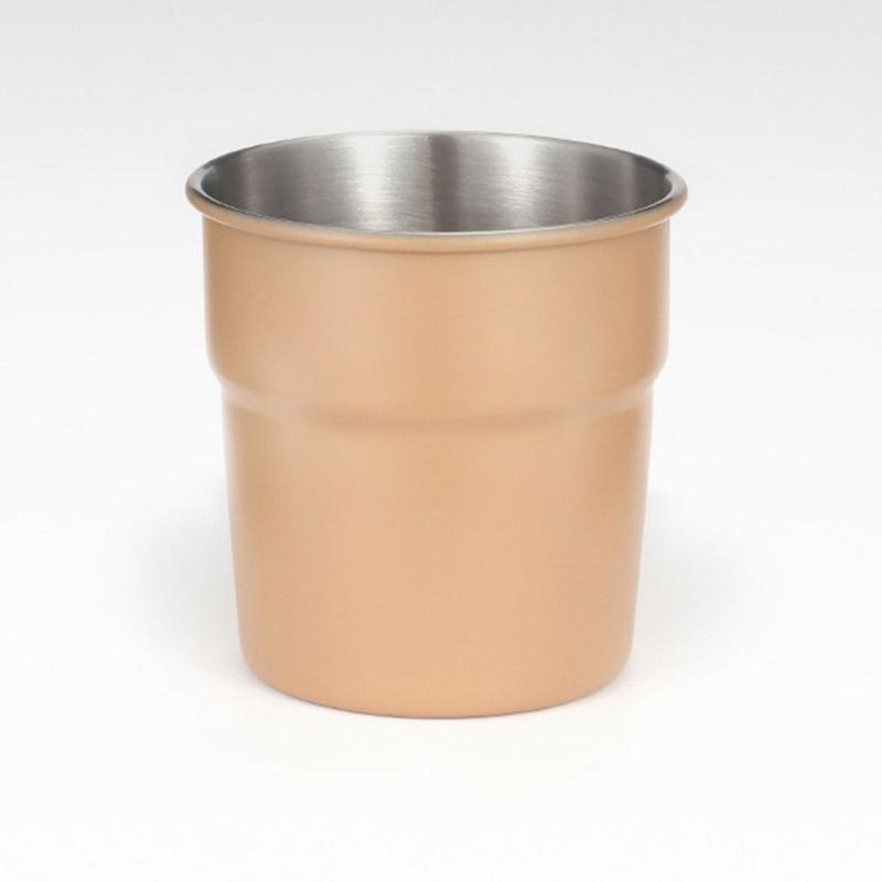 5/6pcs Stackable Camping Water Cup 300ml Teas Coffees Milk Beer Mug Stainless Steels Drinking Cups Outdoor Travel Cups