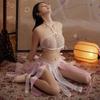 Sex Underwear Pure Desire Small Chest Clothing Temptation Perspective Pajamas Passion Sexy Antique Uniform Nightdress Set Wholesale
