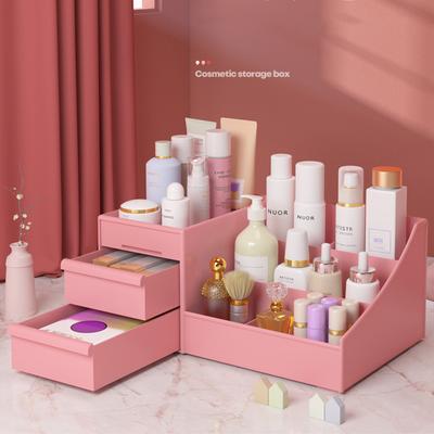 Kosmetik-Aufbewahrungsbox mit großer Kapazität, Desktop-Make-up-Organizer für Kosmetik, Schmuck, Nagellack, Schubladenbehälter