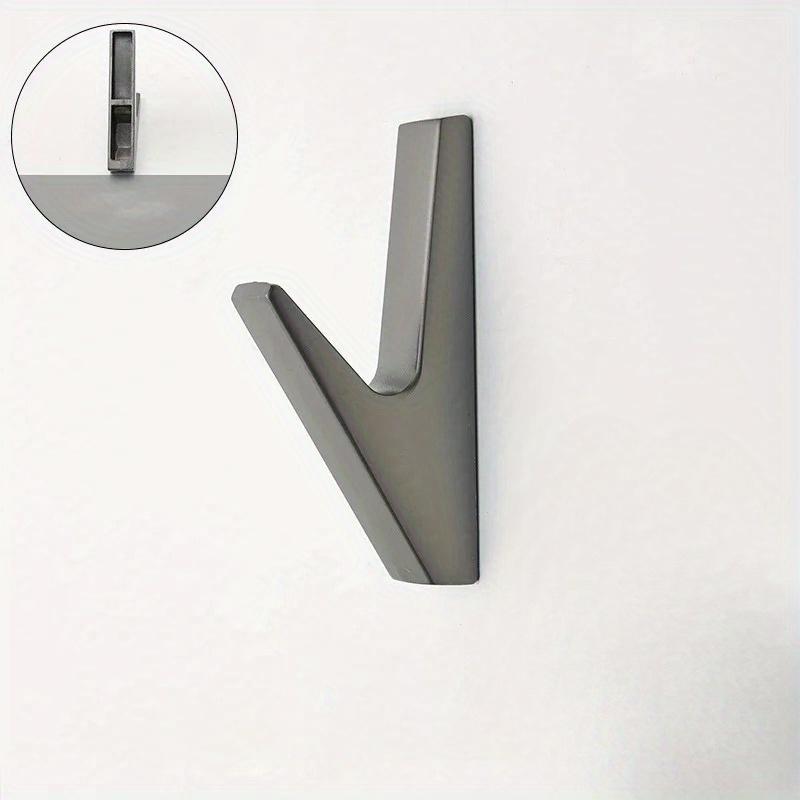 1Pcs Metal Matte Wall Hooks Bathroom Accessories Coat Hooks Towel Rack Holder Creative for Key Hat Bag Home Decorative Robe Hanger