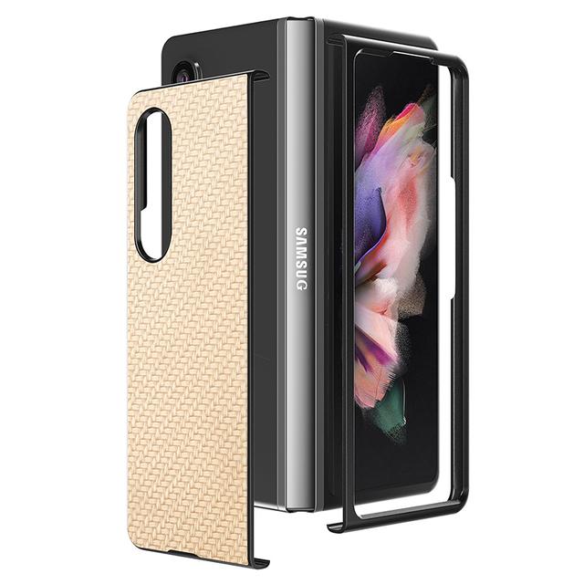 Tenký zadní kryt se vzorem uhlíkových vláken Tvrdý PC nárazník Nárazuvzdorné pouzdro Pro Samsung Galaxy Z Fold 4 3 2 Fold 2 3 Fold 4 5g Fundas