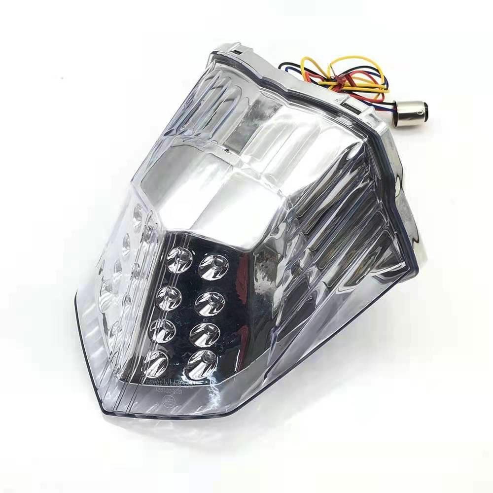 Motorcycle LED Rear Brake Taillight Integrated Turn Signal Light Tail Light  For Yamaha XJ6 XJ-6 FZ6R Diversion 600