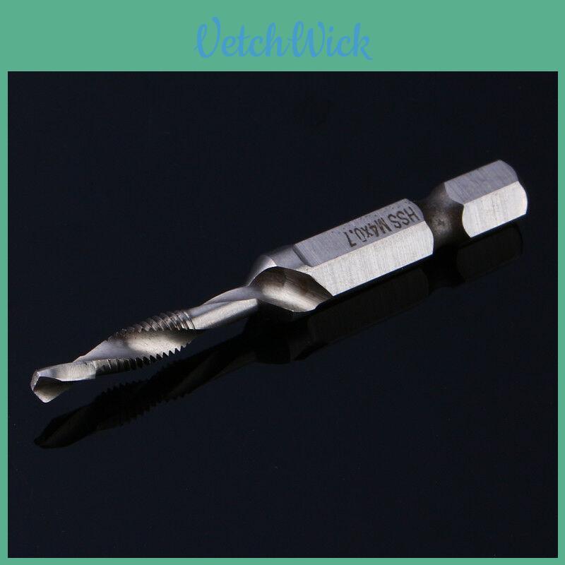 Premium Quality Hex Shank Titanium Plated Screw Thread Drill Bits Set Compound Tap Tool