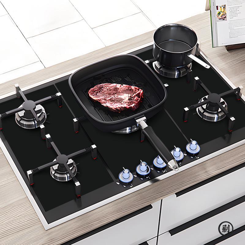 Gas Stove Protector Pad Cooker Lid Liner Cleaning Pad For Kitchen Cookware Accessories Pieces Reusable Boiler Hood Protective