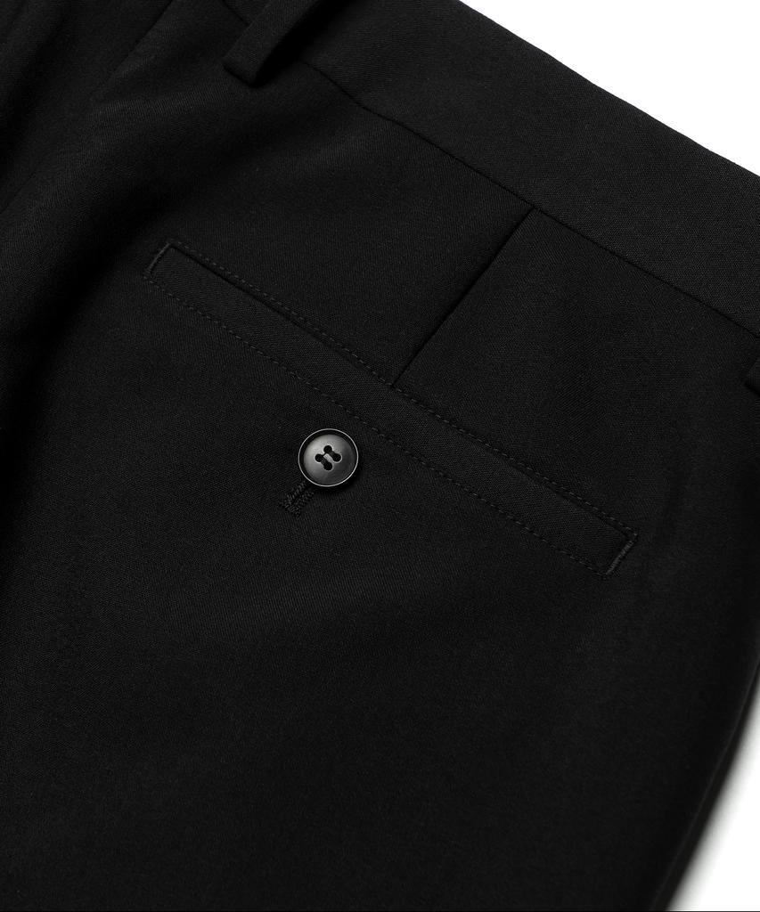 CONNECT KINLOCH Essential Wide Slacks [Black]
