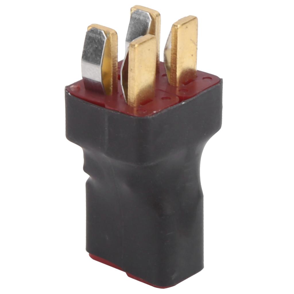 T Plug Parallel Adapter 1 Female 2 Male No Wire T Plug RC Battery ESC Connector Adapter
