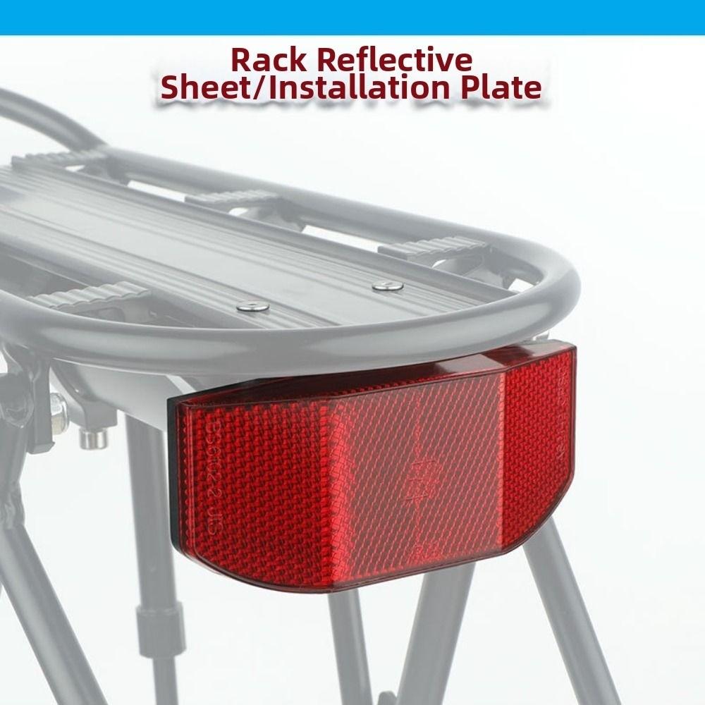 Red Bike Rear Reflector Taillight Plastic Battery Powered Rear Taillight