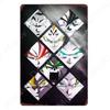 Japanese Anime Heroes Vintage Metal Tin Sign Home Decor 20x30cm