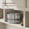 MAXCOOK 316L Stainless Steel 2-Layer Steamer