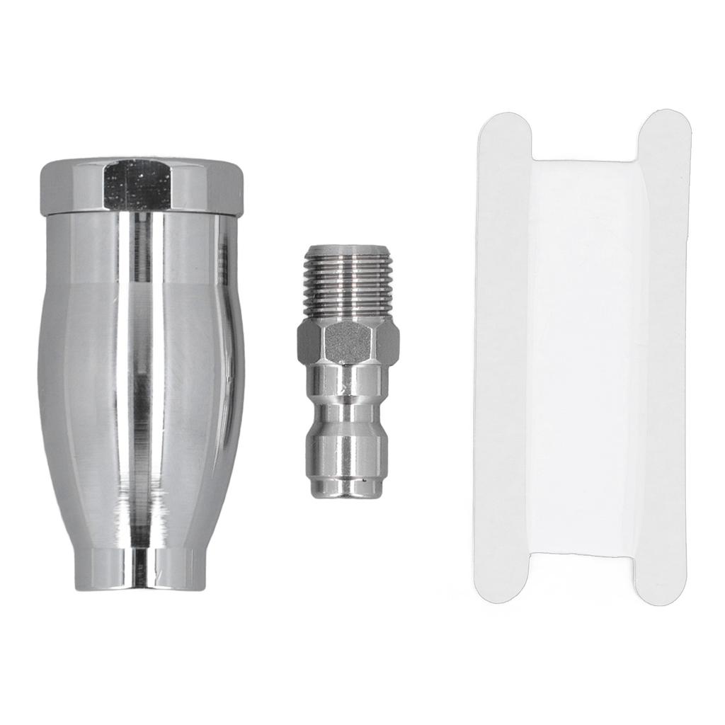 Hochdruckreiniger Turbo-Düse 1/4 Zoll Schnellanschluss Messing 3600PSI Rotierende Düse für Heiß- und Kaltwasser