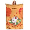 M-Molangs with Piupiu Flannel Throw Blankets  Blankets for Bed Car Warm Bedspread,