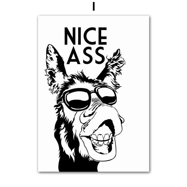 Wandkunst Leinwandmalerei Funy Toilettenjunge Schwarz Weiß Nordische Poster und Drucke Wandbilder für Wohnzimmer Badezimmer Club Decor Kein Rahmen