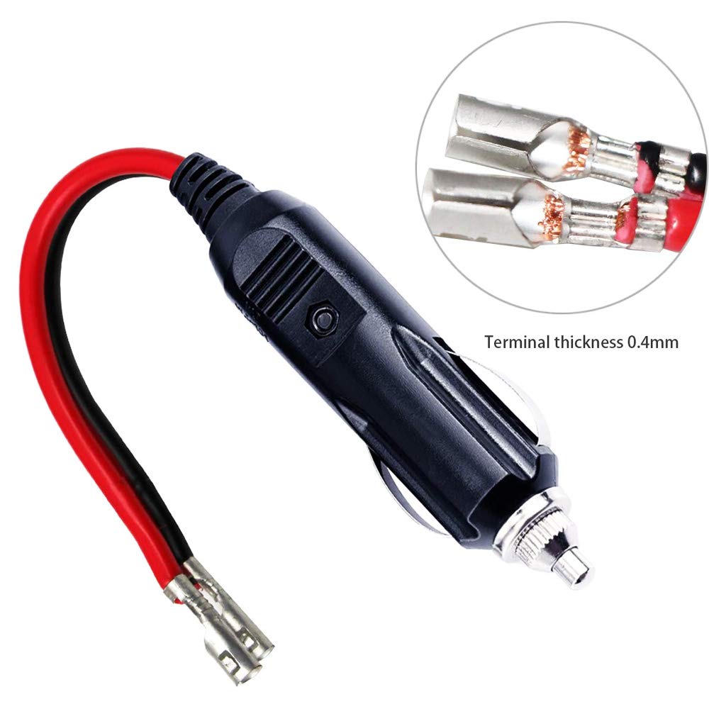 GTIWUNG 2 Pcs Cigarette Lighter /24V Cigarette Lighter Extension Cable Cigarette Lighter Extension Cord