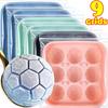 9 Grid Soccer Ball Silicone Ice Cube Tray Whiskey Cocktails Round Ice Ball Maker Mold Birthday Party Drink Decor Accessories