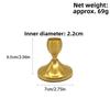 2PCS Vintage Style Candlestick Holders Metal Construction Durable Candle Stick Holders Decorative Short Candle Holders