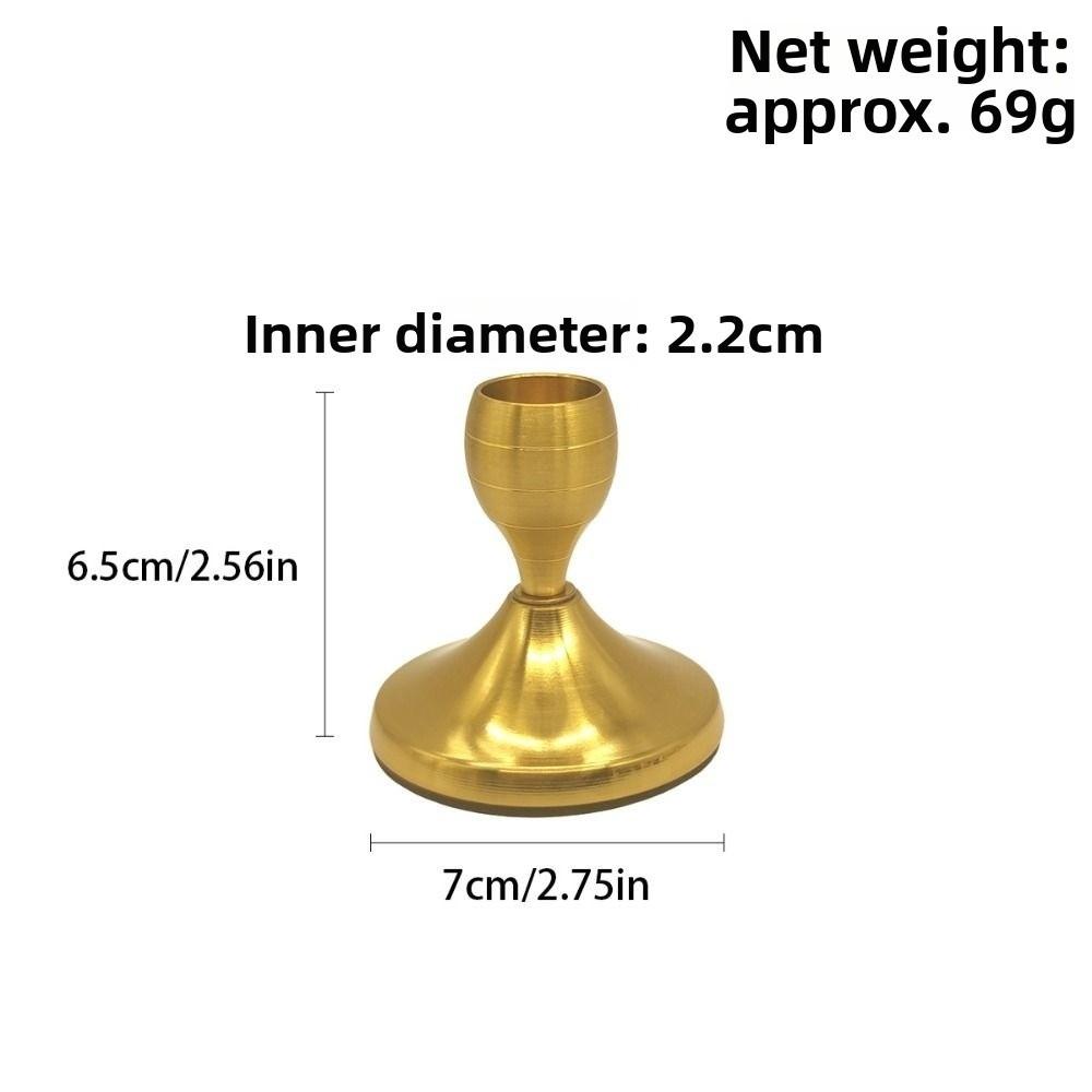 2PCS Vintage Style Candlestick Holders Metal Construction Durable Candle Stick Holders Decorative Short Candle Holders