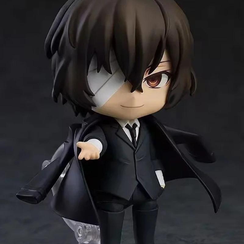 Nendoroid Bungou Stray Dogs Figure Dazai Osamu Nakahara Chuuya Anime Collectible Action Figure Cute Chibi Style Anime Merchandise Collectible Display