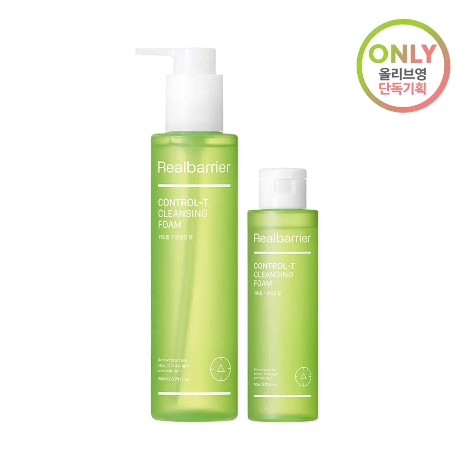 Set Real Barrier Control-T Cleansing Foam 200ml+80ml 200ml+80ml Set
