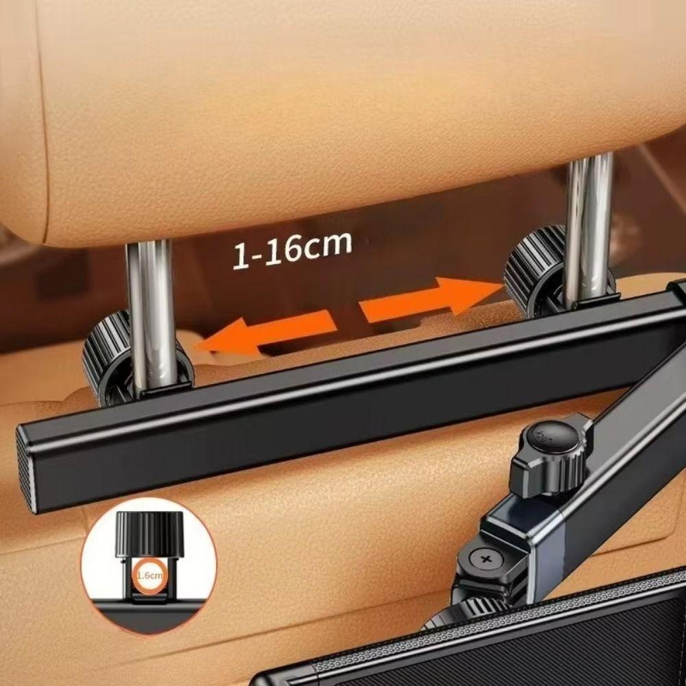 Adjustable Backseat Phone Stand Extension Arm Telescopic Tablet Bracket  Travel Accessories
