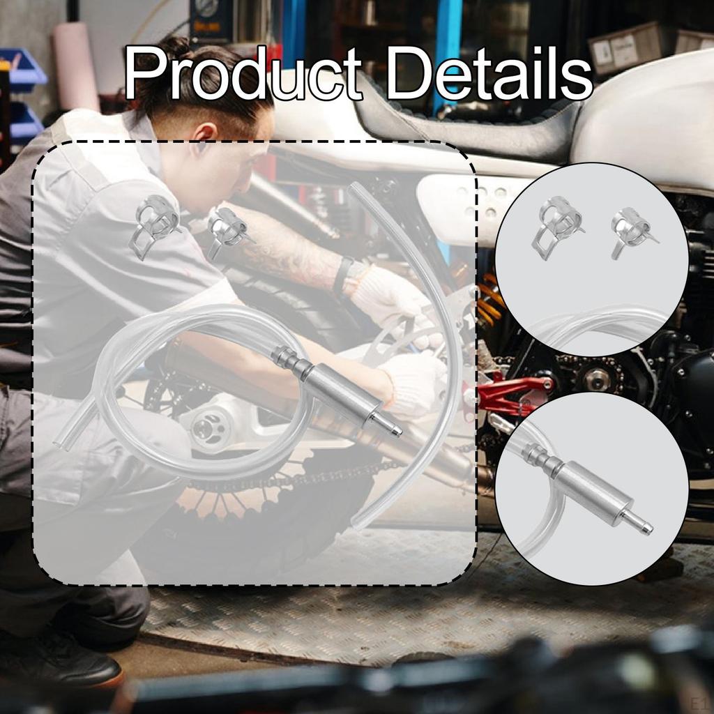 Brake Bleeder Hose Bleeding Repair Easy Installation Replacement Valve Tube Tool for